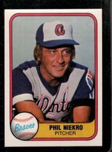 1981 Fleer #242 Phil Niekro Nm Braves Hof *X91348 - £2.71 GBP