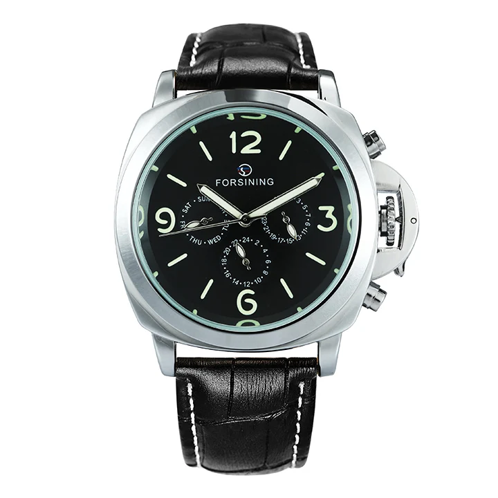 Watch New 2020 FORSINING Multifunction Watch Men Auto Mechanical Watch Leather S - £50.20 GBP