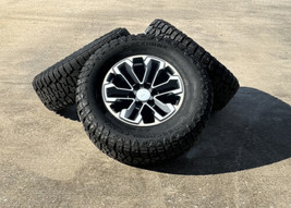 Chevy Silverado Style 18&quot; Gunmetal &amp; Machine Replica Wheels Blackhawk R/... - $1,741.41
