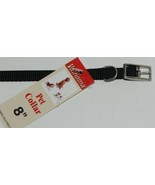 Valhoma 380 8 BK Dog Collar Black Single Layer Nylon 8 inches Package 1 - £6.42 GBP