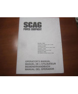 SCAG SWZ  MOWER Manual Operator&#39;s Manual - £11.27 GBP