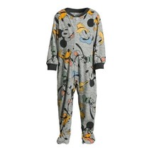 Mickey Mouse Toddler Boys&#39; One Piece Sleeper Pajamas, Multicolor Size 12M - £17.35 GBP