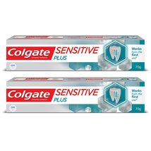 Colgate Sensitive Plus 70g Toothpaste (140g, Pack of 2, 70g Each)(4.9 Ou... - $37.55