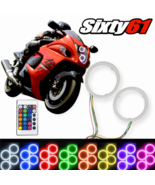 Yamaha YFZ450R Multi Color Changing Plasma Halo Angel Eyes w Remote - $2,236.71 MXN