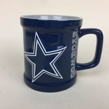 Dallas Cowboys Ceramic Coffee Tea Mug Cup 3D Mirrored Raised Logo 10 oz ... - £15.03 GBP