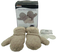 Inspired Solutions Relaxation Mittens Natural Chenille Stress Release He... - £14.00 GBP