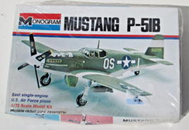 MONOGRAM #6788 MUSTANG P-51B US AIR FIGHTER AIRPLANE 1:72 MODEL KIT SEALED - $9.95