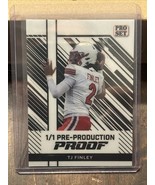 2024 LEAF COLLECTIVE TJ FINLEY ROOKIE/RC #1/1 *PRESS PASS PROOF* - $6.89 CAD