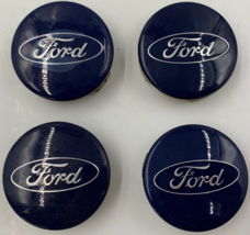 Ford Rim Wheel Center Cap Set Blue OEM H01B34034 - $107.99