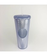 NEW STARBUCKS 2019 Venti Bling Platinum  Studded Cold Cup Tumbler WINTER... - £38.93 GBP