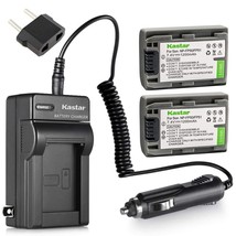 Kastar Battery (2-Pack) and Charger Kit for Sony NP-FP51, NP-FP50, NP-FP30, NP-F - £29.88 GBP