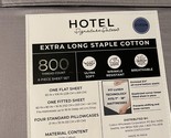 Hotel Signature Sateen 800 TC  Cotton Queen Sheet Set 6 piece (Grey) - $63.36