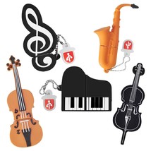 5 X 8Gb Cute Music Usb Flash Drive, Notes/Piano/Saxophone/Violin/Cello Shape Mus - £37.62 GBP