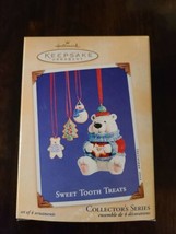 Hallmark Ornaments - 2002 Sweet Tooth Treats - Bear - 1st in Series - £4.01 GBP