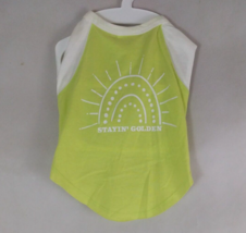 NWT Top Paw Stay Golden Lime Tank Dog Size Medium - $4.84