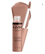 Lot of 3 NYX  Butter Gloss Lip Gloss &#39;Madeleine&quot; NEW IN PACKAGE  - $187.21 MXN