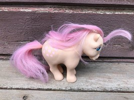 Vtg G1 Mlp My Little Pony Peachy Pretty Parlor Peach Pink Hearts 1982 - £9.45 GBP