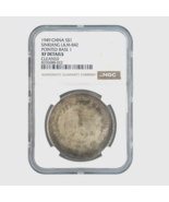 1949 Cina S $1 Dollaro Sinkiang L&amp;M-842 Appuntito Base 1 A NGC Come XF - €1.426,74 EUR