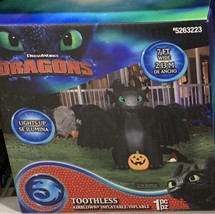 How To Train Your Dragon Toothless 7 Foot Tall Halloween Inflatable - £127.10 GBP