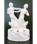 1986 Art Deco Style Lady Dancers Porcelain Flower Frog - €151,87 EUR
