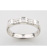 Judith Ripka Sterling Silver &amp; Cubic Zirconia Ring Size 8.75 Great Price - $3,961.52 MXN