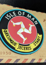 ISLE OF MAN - CELTIC MANX TRISKELION ROLLING MEDALLION DESK COASTER SIGN... - $30.00