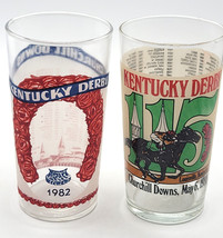 Kentucky Derby 115 1989 Commemorative Drink Glass Race Design Winning Ho... - £21.20 GBP