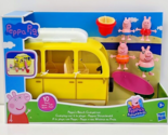 Peppa Pig Peppa&#39;s Beach Campervan (10 Pieces) Hasbro Preschool Toy Worki... - £17.85 GBP