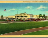 Washington National Airport Terminal Washington DC UNP Unused Linen Post... - £3.91 GBP