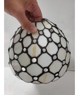 Tiffany Lamp Shade Replacement 8 Inch Stained Glass Crystal Pear Bead La... - $1,259.29 MXN