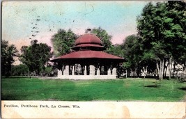 Pavilion Pettibone Park La Crosse Wisconsin Vintage Postcard (C2) - £5.87 GBP