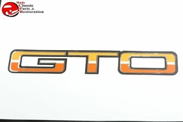 74 Pontiac GTO Body Decal Orange, Dark orange, White - $1,044.49