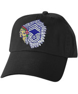 AIR FORCE CHIEF MASTER SERGEANT INDIAN HEAD EMBROIDERED MILITARY BLACK H... - £25.16 GBP