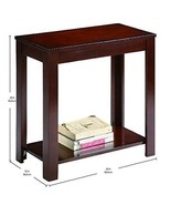 Chair Side End Table Home Living Room Quality Wooden Furniture w Shelf E... - £58.18 GBP
