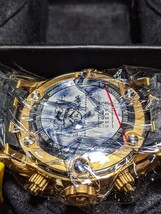Invicta 6905 Reserve Subaqua 18k Gold Plated Watch With No Band & Needs Battery image 3