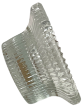 Candle-Lite Indiana Glass Reversable Ribbed Pillar/Taper Candle Holder  #1608 image 4