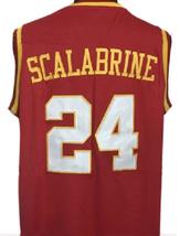 Brian Scalabrine College Basketball Jersey Sewn Maroon Any Size image 2
