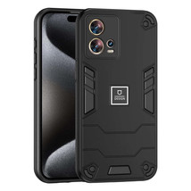 For Motorola Edge 30 Fusion 2 in 1 Shockproof Phone Case(Black) - £2.00 GBP
