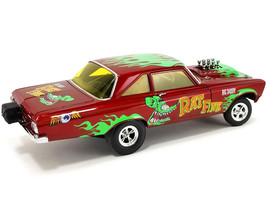 1965 Plymouth AWB (Altered Wheel Base) &quot;Big Daddy Rat Fink&quot; Red Metallic with Gr - £143.41 GBP