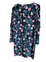 American Living Multi Flower Print Layered Sheath Dress - New - Size 14 - £31.37 GBP