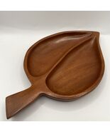 Vintage Mid-Century Wooden Leaf Trinket Dish - €16,21 EUR