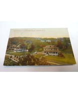 c 1910 Atlantic Highlands NJ Casino Postcard Litho bird&#39;s eye View Ameri... - £6.62 GBP