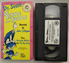 VHS Dr Seuss - Yertle The Turtle Gertrude McFuzz and Big Brag Lithgow (VHS 1992) - £9.58 GBP