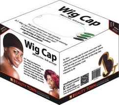 Beauty Town Wig Cap 200 Pieces Bulk Box (Dark Brown) - £35.96 GBP