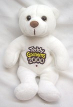 Teddy Grahams White Tg Millennium 2000 Teddy Bear 7" Bean Bag Stuffed Animal Toy - $14.85