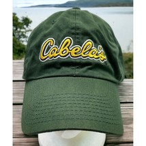 Cabelas Hat Cap Strapback Worlds Foremost Outfitters Green with Gold Logo - £7.03 GBP