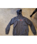 Rare Garçons adidas Fermeture Éclair Capuche Veste Blanc Rouge Bleu Black - $457.87 MXN