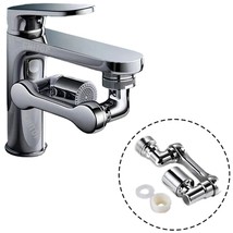 Faucet Sprayer Dual Waste Kitchen Robot Arm Extension Aerator Bubbler No... - £39.95 GBP