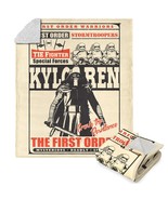 Disney Star Wars Vintage Signage Kylo Ren Crush Silk Touch Sherpa Throw ... - €60,47 EUR