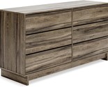 Brown Contemporary Dresser By Signature Design By Ashley Shallifer. - $363.99